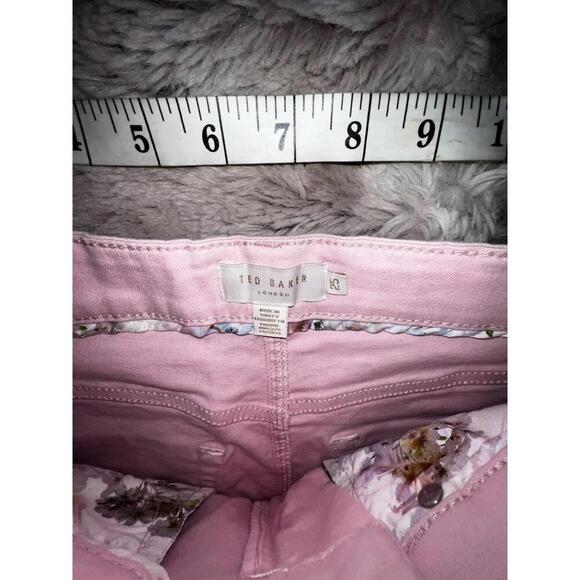 Ted Baker London Pink Lemin Straight Leg Jeans NWT - Picture 9 of 13